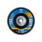 Pferd 5" x 5/8-11 Thd. POLIFAN Flap Disc - Z PSF STEELOX, Zirconia, 40 Grit, Flat 63015 - alternate 3